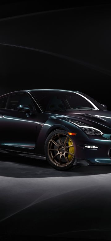 Nissan GT-R, 2024, 5K, 8K, Dark background