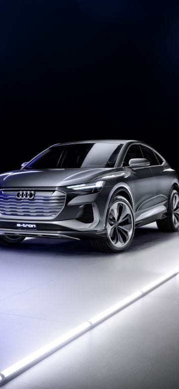 Audi Q4 Sportback e-tron, Electric SUV, Concept cars, 2020, 5K