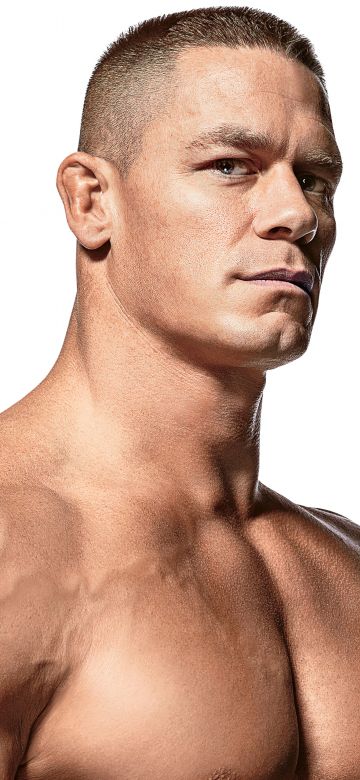 John Cena, WWE Wrestler, Bodybuilder, White background, 5K