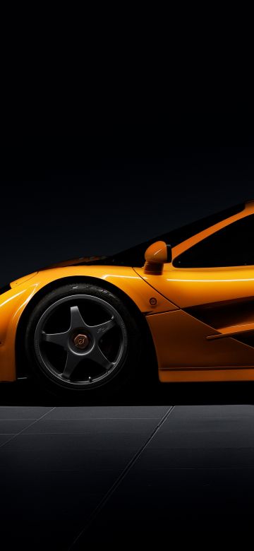 McLaren F1, 5K, Dark background