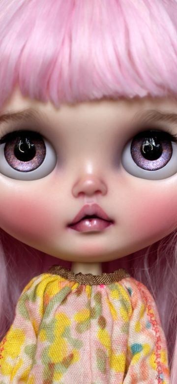 Pink hair, Blythe doll, 5K, Cute doll