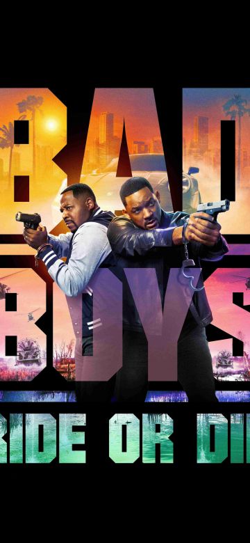 Bad Boys: Ride or Die, 2024 Movies, 8K, Black background, Movie poster, AMOLED, 5K, Will Smith, Martin Lawrence