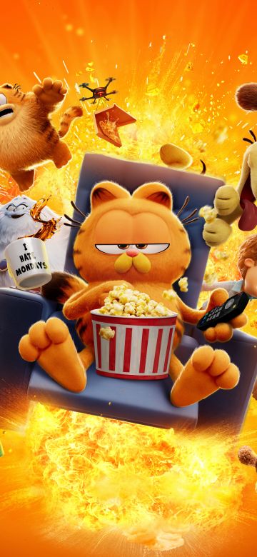 The Garfield Movie, 8K, Movie poster, 5K, 2024 Movies