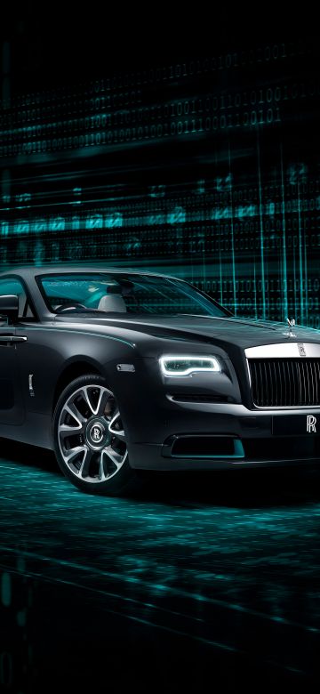 Rolls-Royce Wraith Kryptos Collection, 2020, 5K, 8K, Dark background