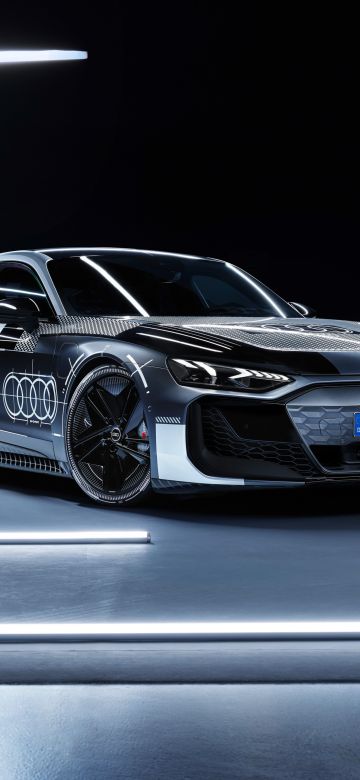 Audi RS e-tron GT Prototype, 2024, 5K, LED lighting