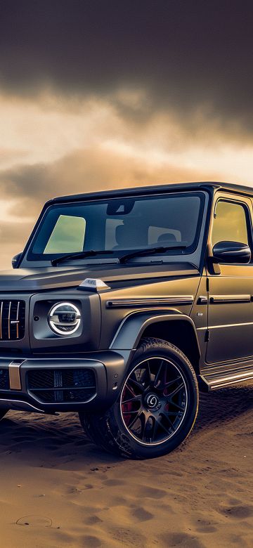 Mercedes-Benz AMG G 63, Beach, G Wagon, 5K, AI art