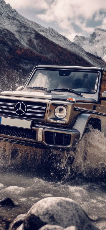 Mercedes-Benz AMG G 63, Off-Road SUV, G Wagon, 5K, AI art