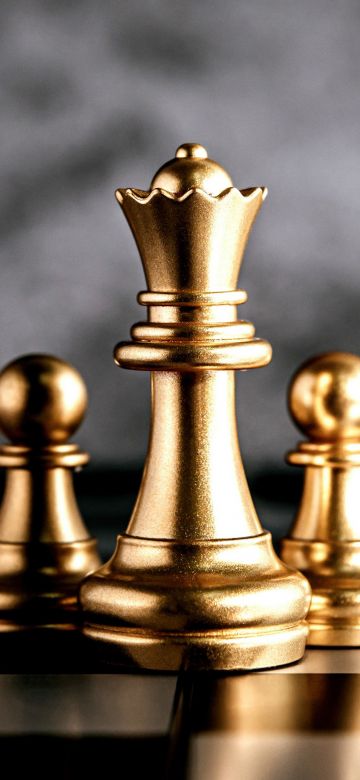 King (Chess), Chessboard, Pawn (Chess), Ultrawide, 5K, Chess pieces