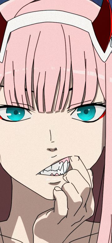 Zero Two, DARLING in the FRANXX, Anime girl, 5K