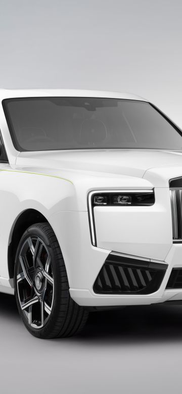 Rolls-Royce Cullinan Black Badge, White background, 5K, 8K, 2024