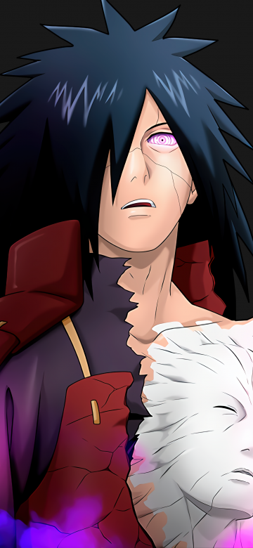 Madara Uchiha, Fan Art, Digital render, 5K, Dark background