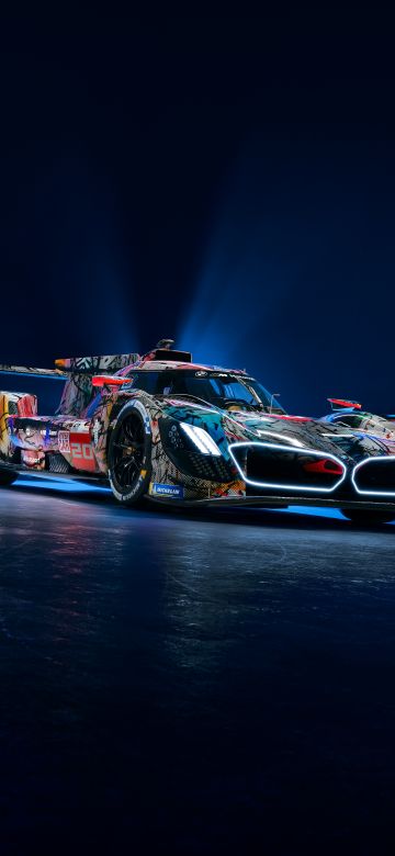 BMW Art car, 8K, BMW M Hybrid V8, Art Car, 5K