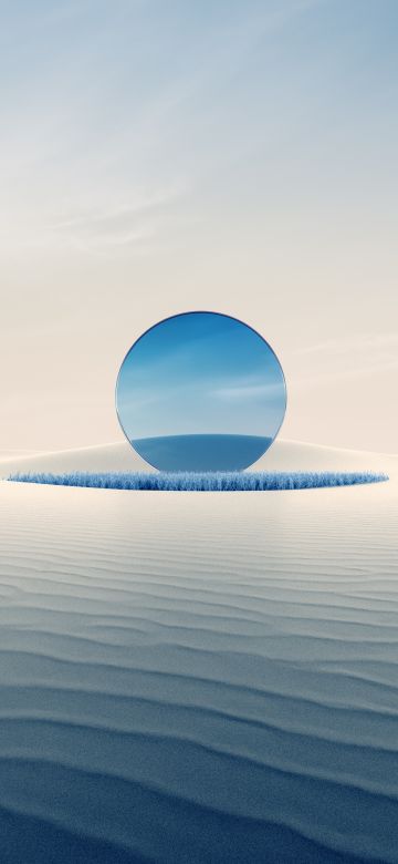 Desert, Isolated, Dreamlike, Surreal, Sunglasses, Landscape, Digital Art, 5K