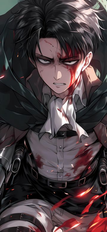 Levi Ackerman, AI art, Attack on Titan, 5K