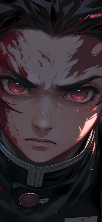 Tanjiro Kamado, Closeup, Demon Slayer: Kimetsu no Yaiba, 5K