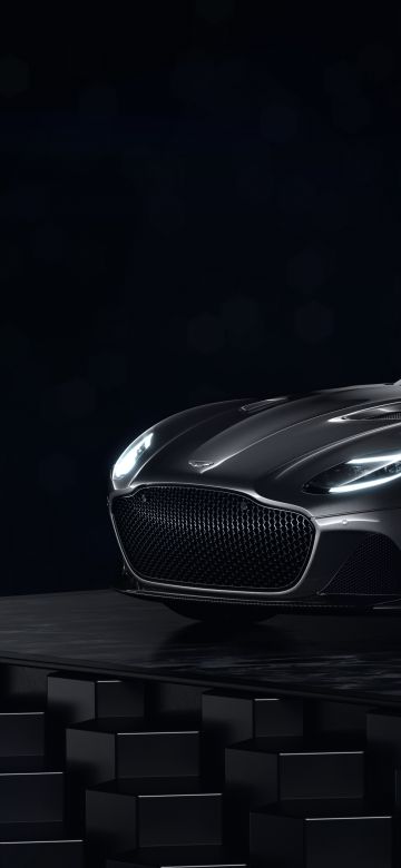 Aston Martin DBS Superleggera, Ultrawide, Dark background, 5K