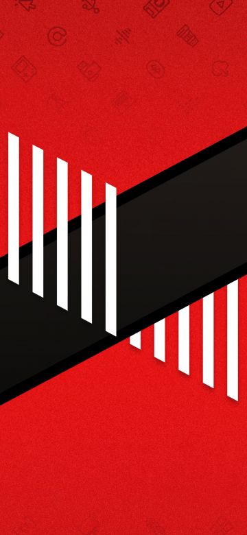 MKBHD, Waves, Red background, 5K