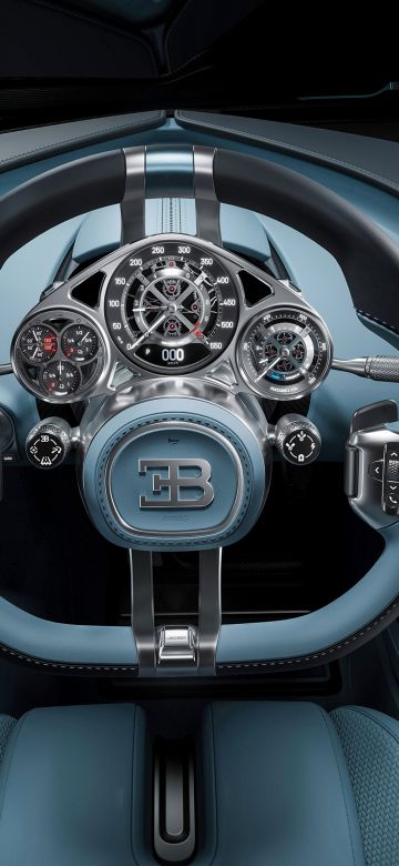 Bugatti Tourbillon, Cockpit, Interior, 5K