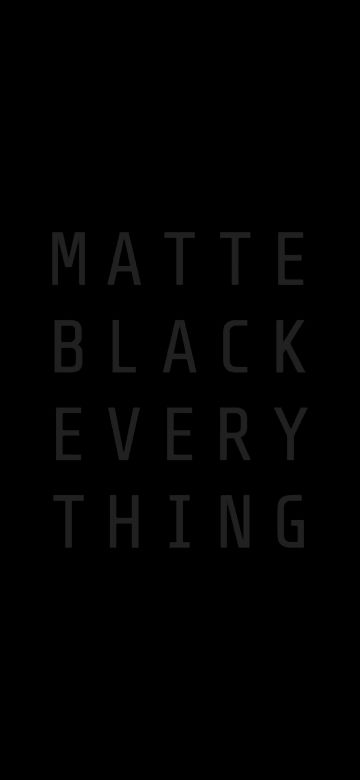 Matte, Black, Everything, 5K, Dope, Black background, MKBHD