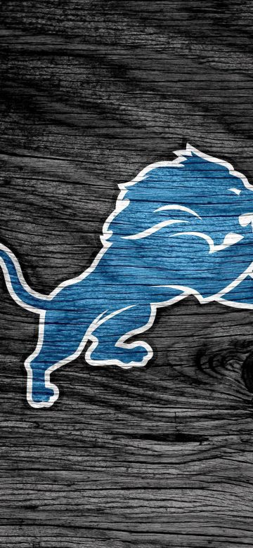 Detroit Lions, Dark background, American football team, NFL team, 5K