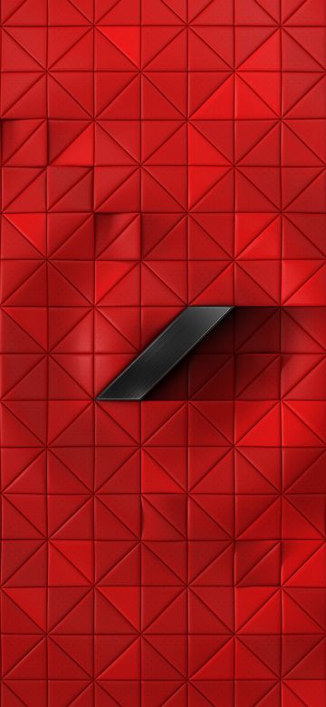 MKBHD, Red background, Grid lines, 5K