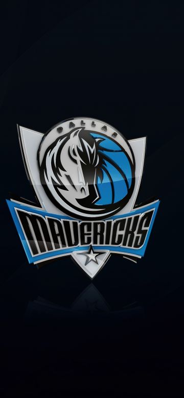 Dallas Mavericks, Basketball team, Logo, NBA, 5K, Dark background