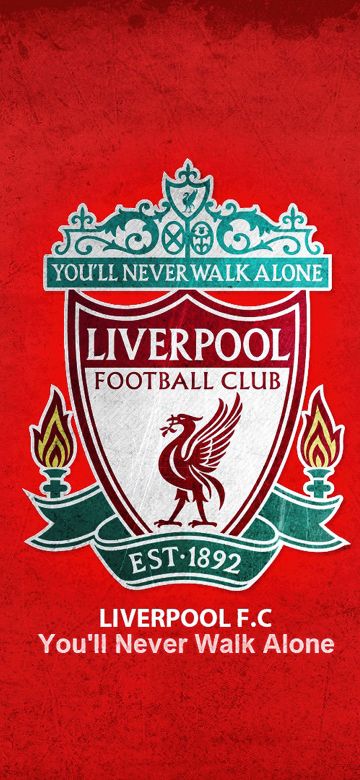 Liverpool FC, Logo, Football club, Red background, 5K