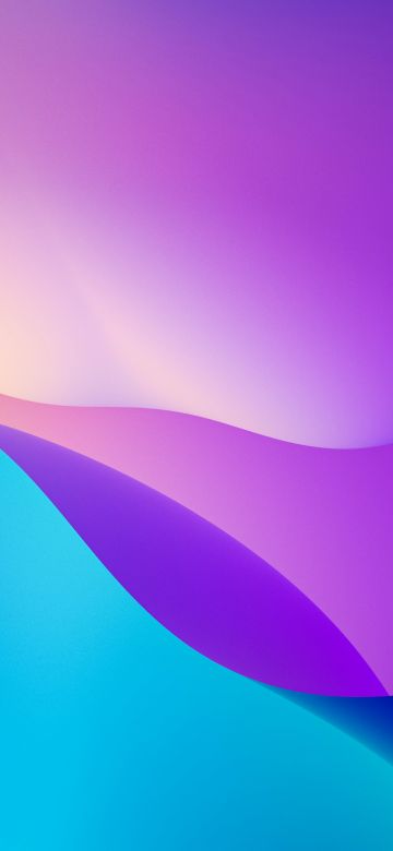 Colorful abstract, Gradient background, Waves, Purple curves