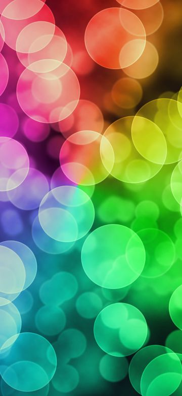 Bokeh, Colorful, Lights, Rainbow, 5K