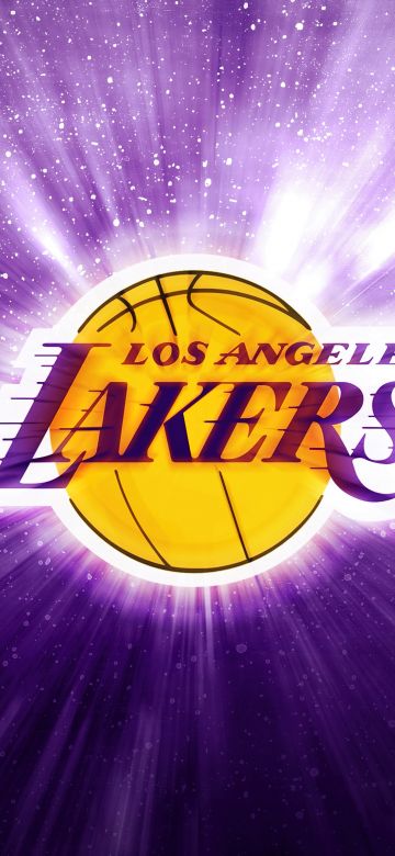 Los Angeles Lakers, NBA, Logo, Basketball team, 5K, Purple background