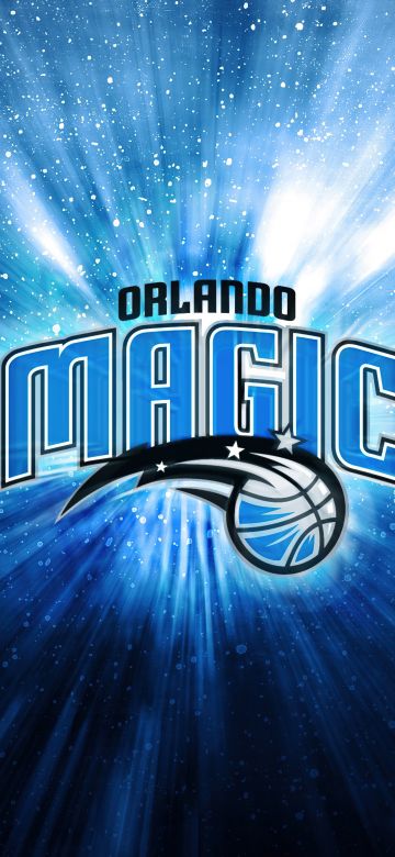 Orlando Magic, Basketball team, 5K, NBA, Blue background