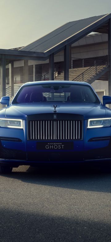 Rolls-Royce Black Badge Ghost, Aesthetic, 5K, 8K