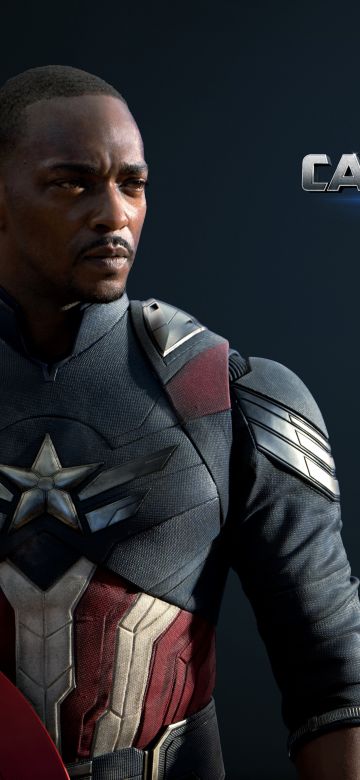 Anthony Mackie, Sam Wilson, Captain America: Brave New World, 2024 Movies, 5K, 8K