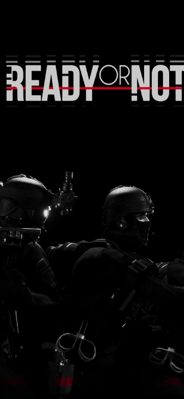 Ready or Not, Video Game, 5K, Black background, SWAT