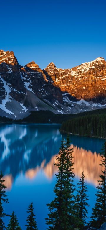 Banff National Park, Scenery, Moraine Lake, Canadian Rockies, 5K