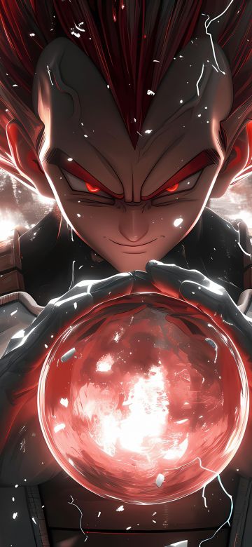 Vegeta, Super Saiyan, AI art, Dragon Ball, 5K