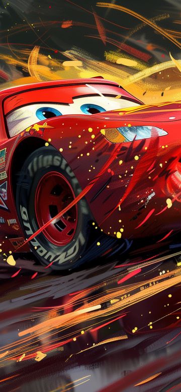 Lightning McQueen, Artwork, Cars (Movie)