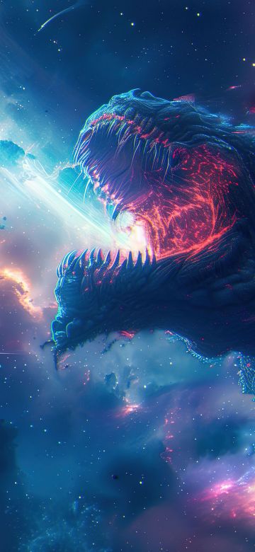 Kaiju, Monster, AI art, Godzilla, 5K