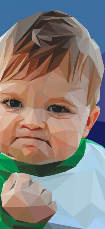 Success, Meme, Cute kid, 5K, Funny, Low poly