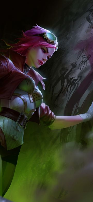 Vi (LoL), Game poster, 5K