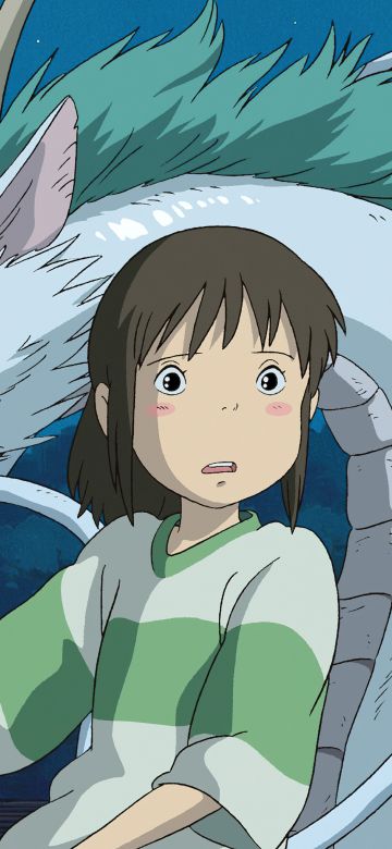 Haku (Spirited Away), Dragon, Studio Ghibli, 5K, Classic