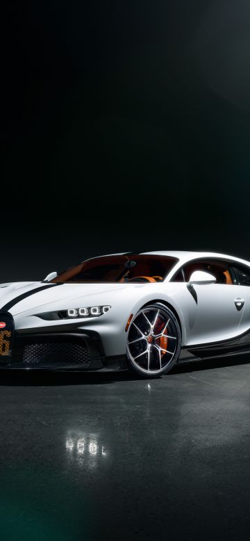 Bugatti Chiron Pur Sport, 8K, Dark background, 5K