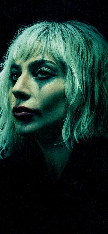 Lady Gaga, Joker: Folie à Deux, Dark background, 5K, 2024 Movies