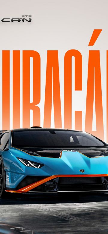 Lamborghini Huracán STO, Poster, Sports cars, 5K