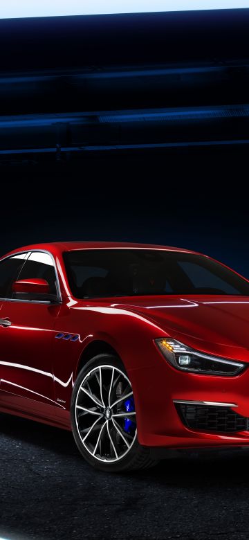 Maserati Ghibli GranLusso Hybrid, 2020, Electric cars, 5K, 8K