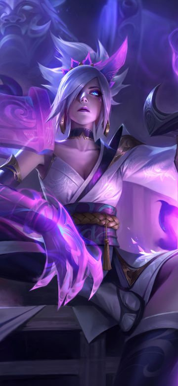 Spirit Blossom Riven, League of Legends, Riven, Purple aesthetic