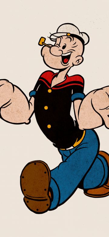 Popeye, Cheerful, Happy, Cartoon, 5K, 8K