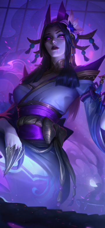 Spirit Blossom Cassiopeia, League of Legends, Purple aesthetic