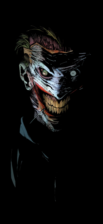 Joker, Supervillain, DC Comics, Dark background, 5K, 8K