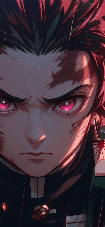 Tanjiro Kamado, Intense, Demon Slayer: Kimetsu no Yaiba, 5K, Fearless